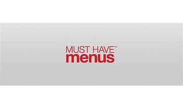MustHaveMenus: App Reviews; Features; Pricing & Download | OpossumSoft